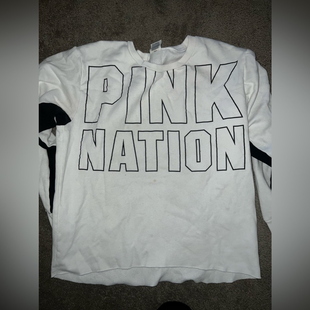 PINK Fleece Crewneck